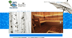 Desktop Screenshot of jackspools.com